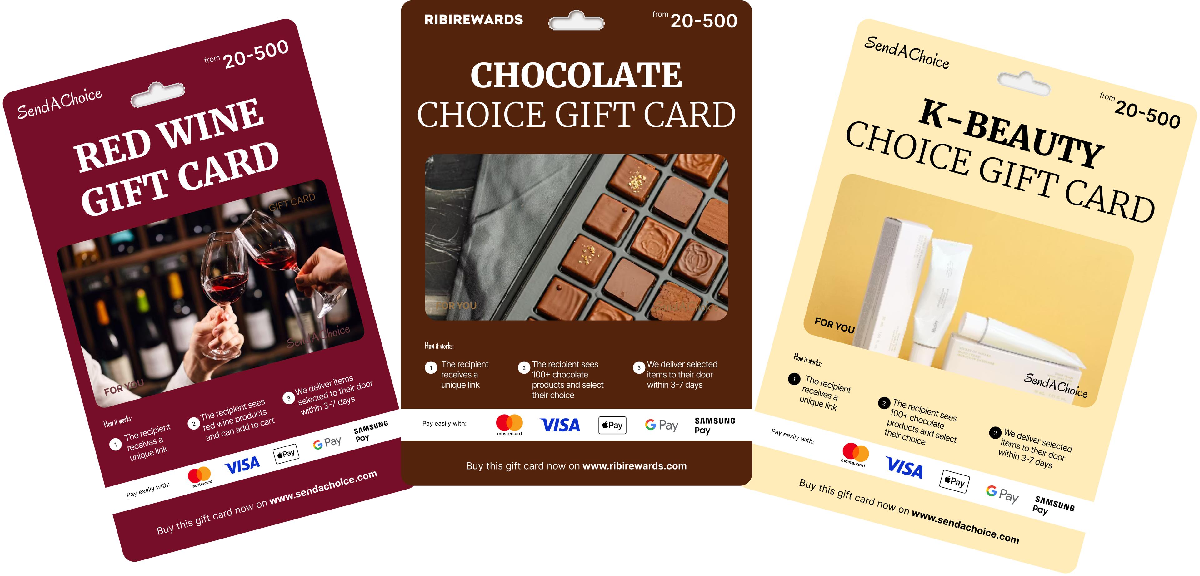 Sending a Digital Gift collection on SendaChoice