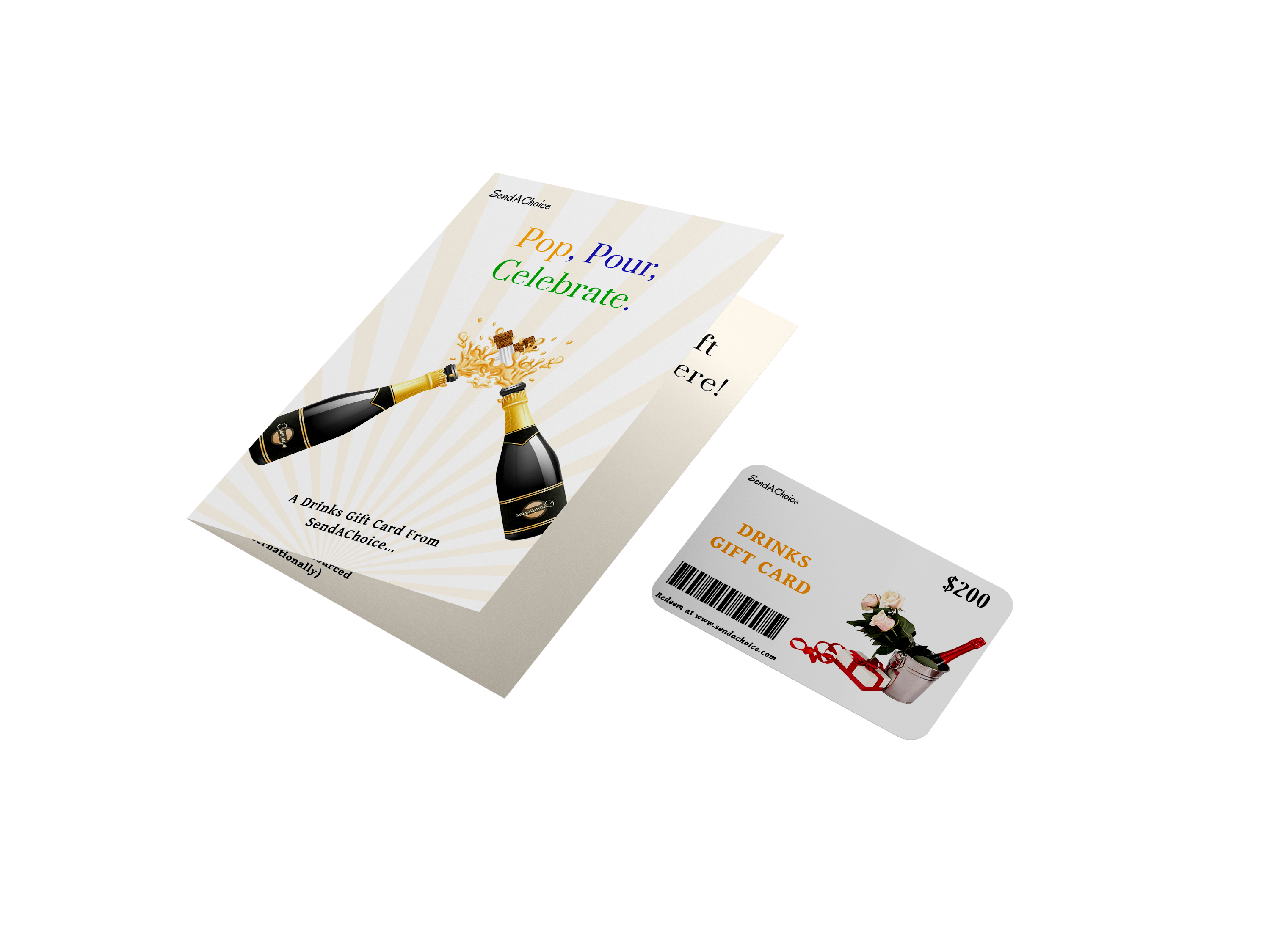 Drinks physical gift card
