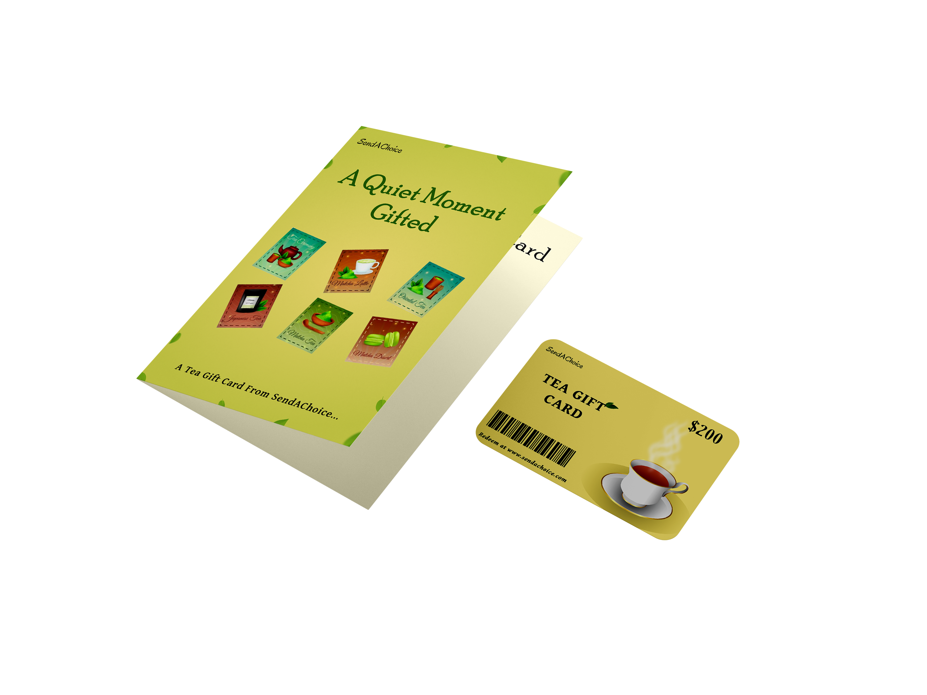 Tea physical gift card
