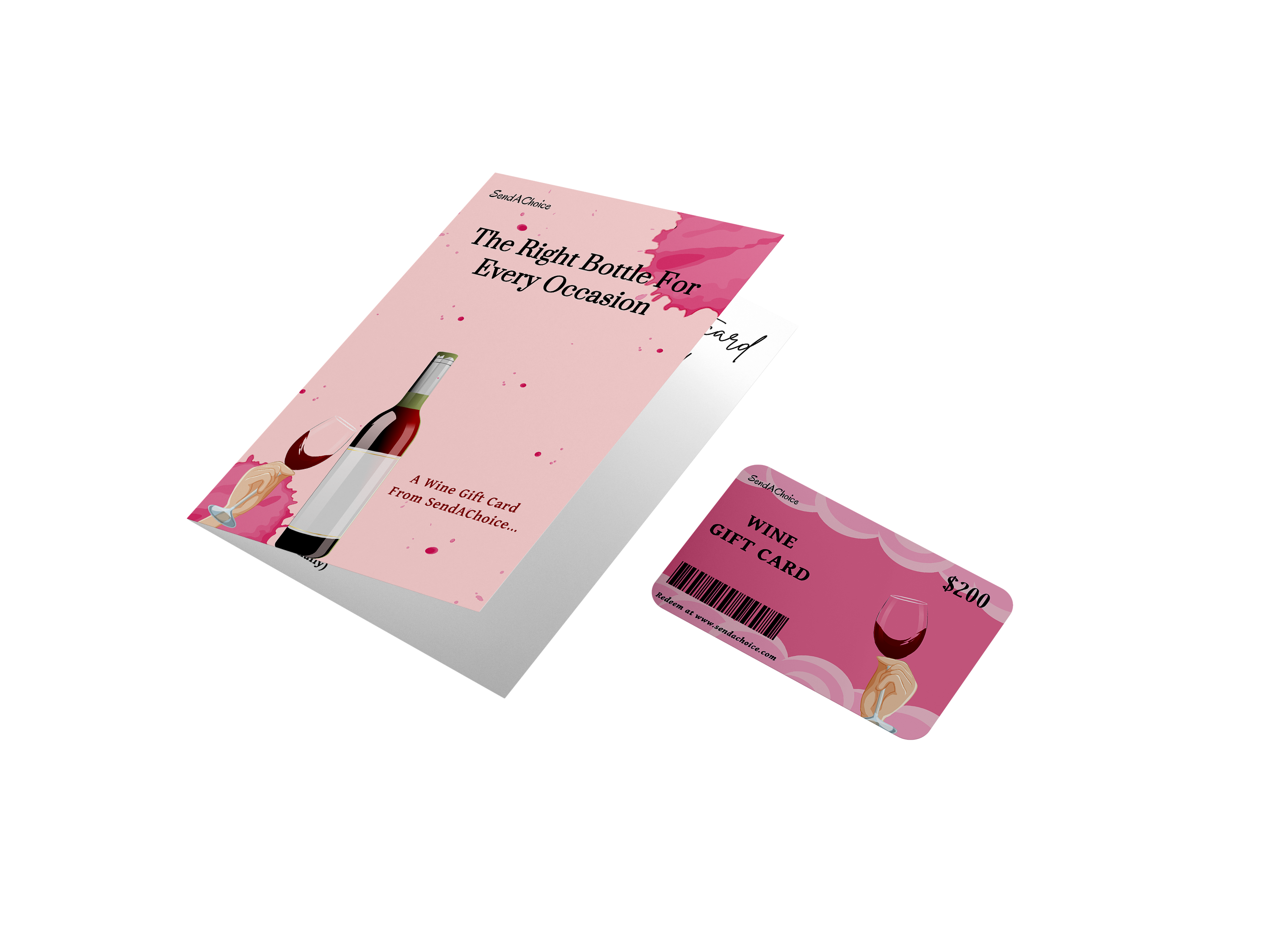 Wine physical gift card