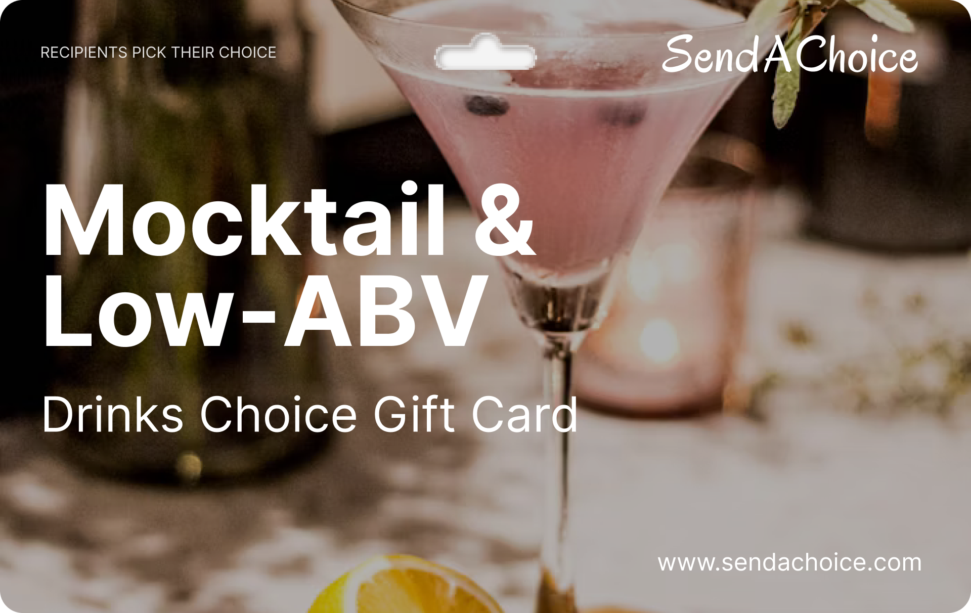 Mocktail & Low-ABV Gift Card