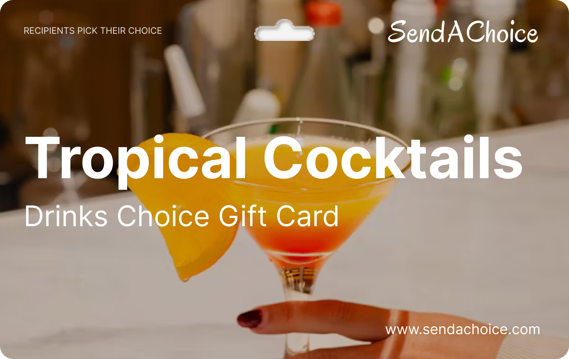 Tropical Cocktails Gift Card