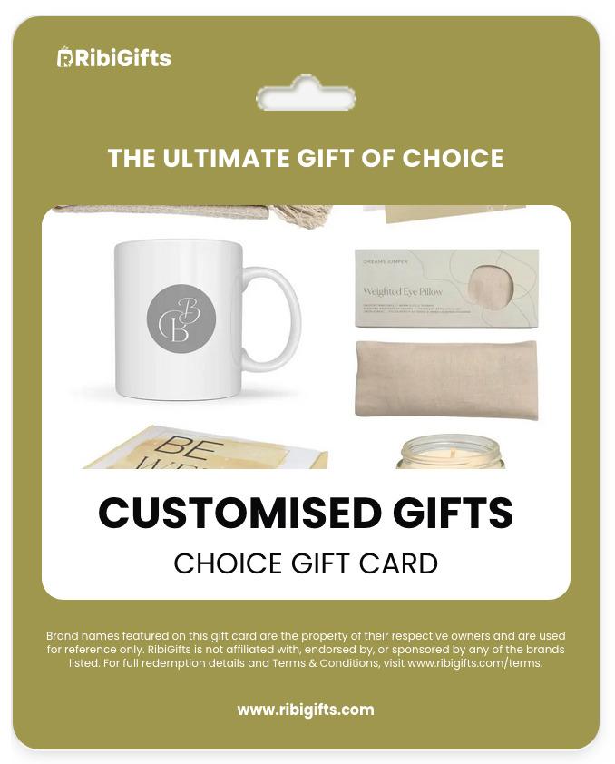 Customised Gifts Choice Gift Card