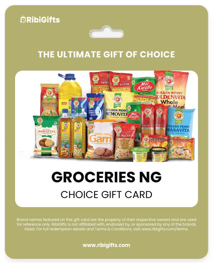 Groceries NG Choice Gift Card