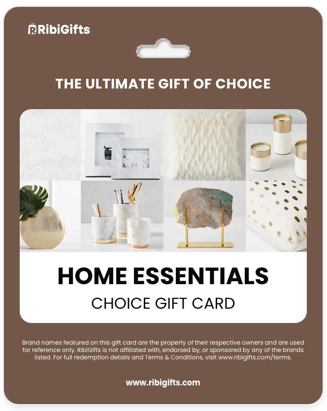 Home Essentials Choice Gift Card