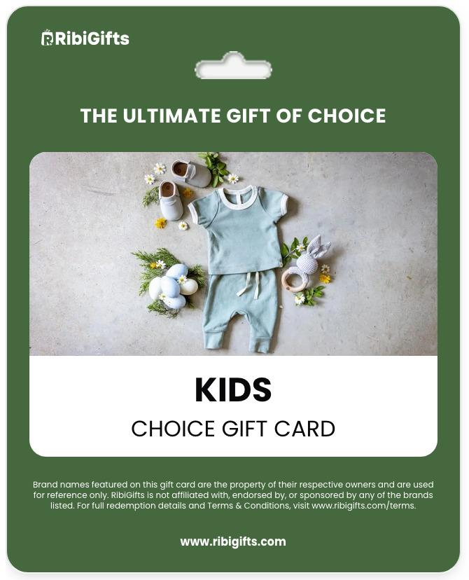 Kids Choice Gift Card