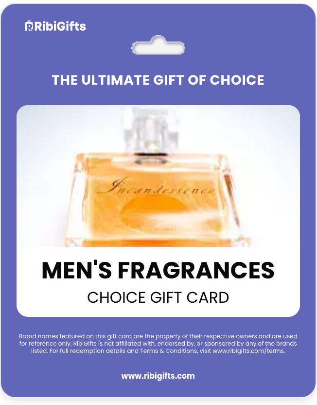 Men's Fragrances Choice Gift Card