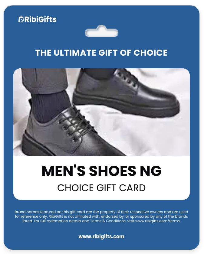 Men's Shoes NG Choice Gift Card