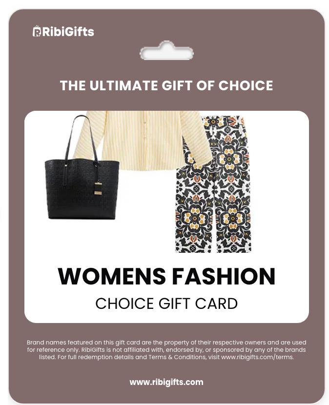 Womens Fashion Choice Gift Card