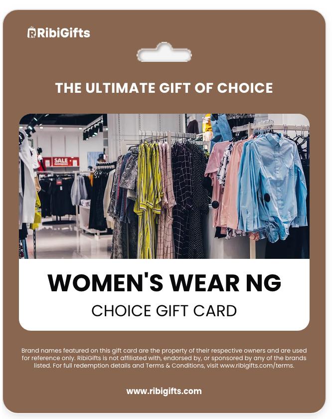 Women's Wear NG Choice Gift Card