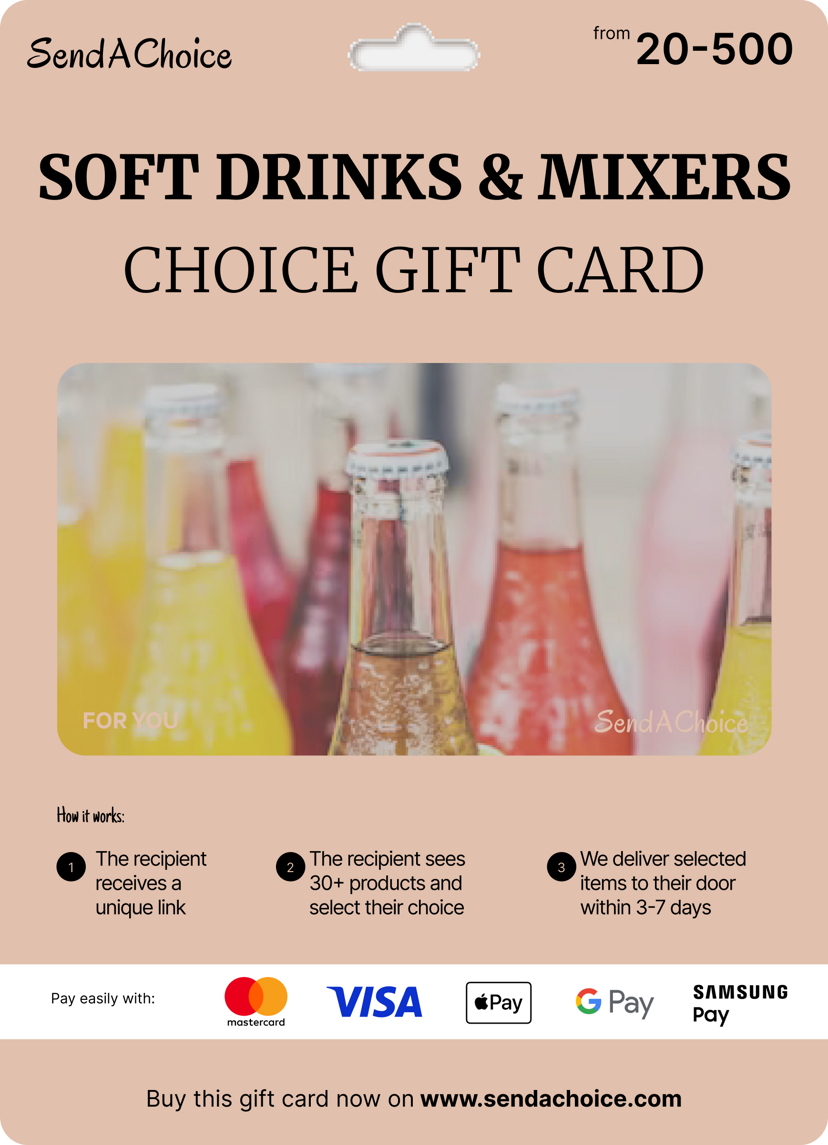 Soft Drinks & Mixers Choice Collection: Stock Their Bar, Their Fridge, Their Gathering