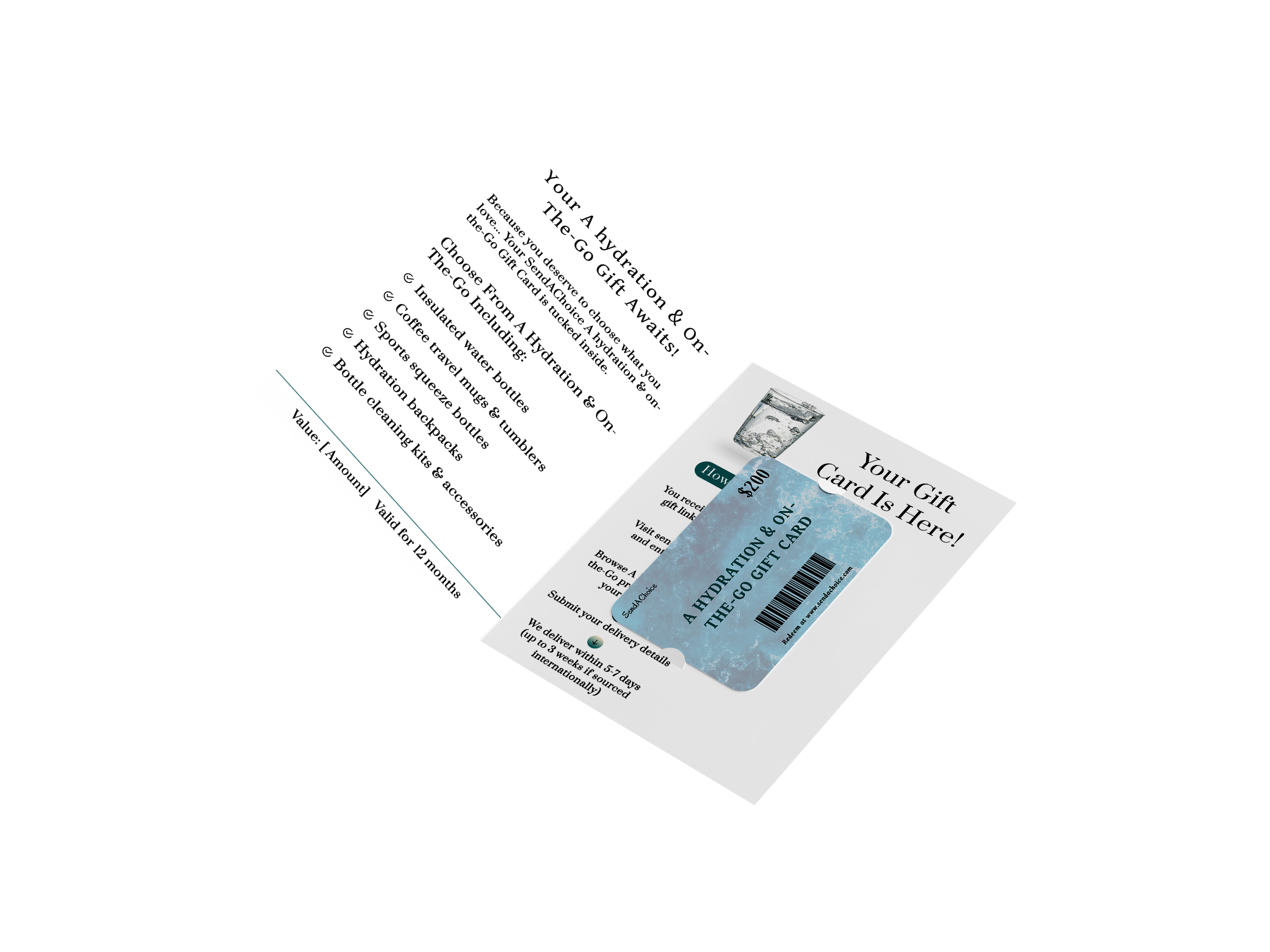 Hydration & On-the-Go physical gift card